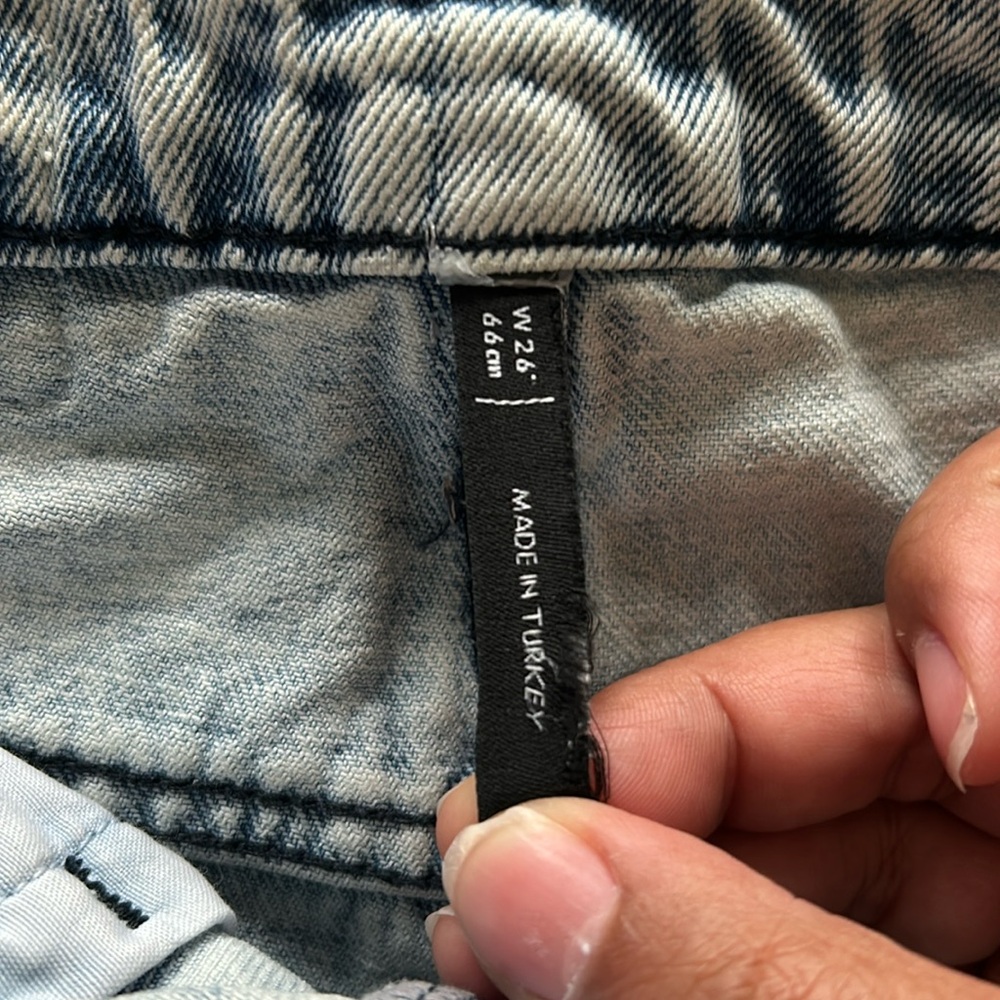 Reclaimed Vintage | Womens Vintage Patchwork Denim Jeans - Size - Picture 10 of 11